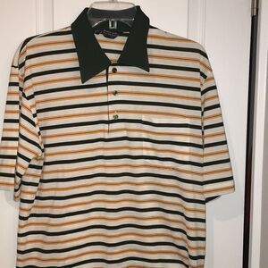 Robert Bruce Vintage collar golf polo shirt XL/M